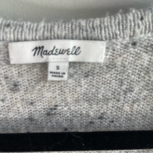 Madewell Donegal Kent sweater‎ cardigan coziest yarn size small wool blend - Picture 4 of 7
